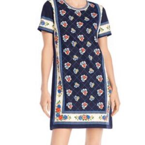 Tory Burch Blue Sheath Mini Dress